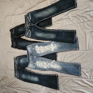 Lot of 4 Silver Jeans size 27
